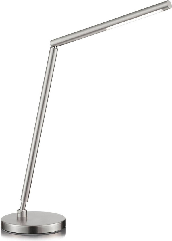 LED-bordlampe Dina-T, nikkel, bevegelseskontroll