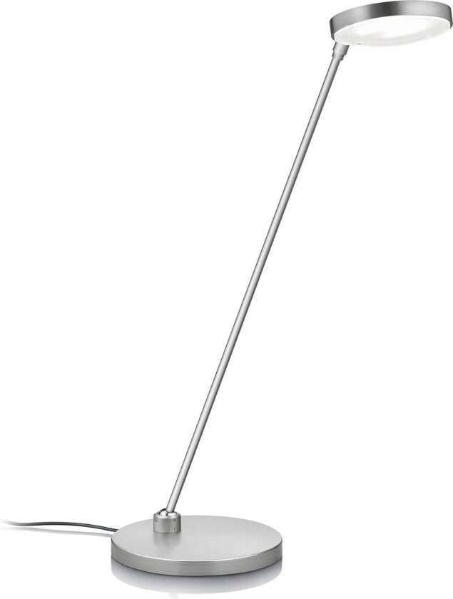 LED-bordlampe Thea-T, matt nikkel
