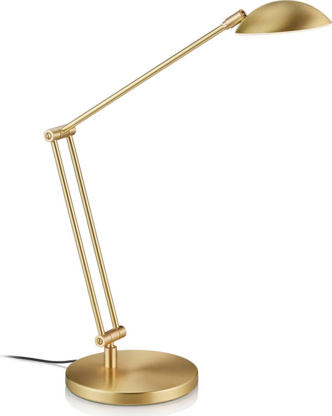 LED-bordlampe Hebe, messing