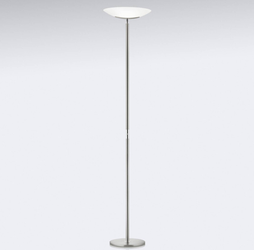 Mika LED-gulvlampe av høy kvalitet i nikkel-krom