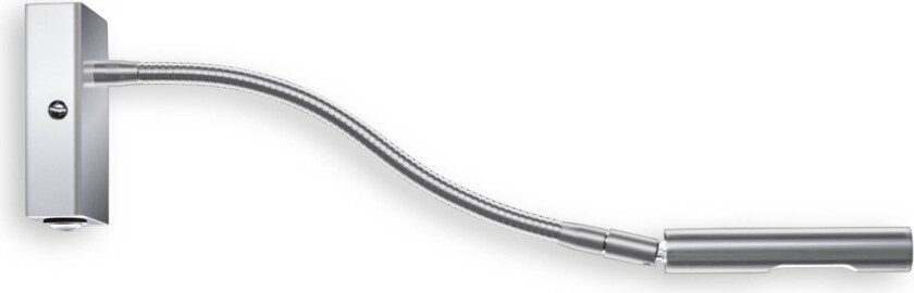 Sparsom LED-vegglampe MODEL matt nikkel