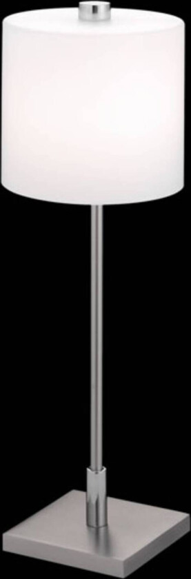 KNAPSTEIN bordlampe MERCY matt nikkel, krom