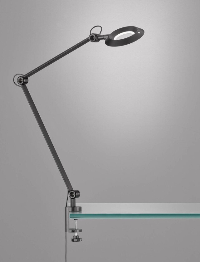 Office LED-klemmelampe med sensor