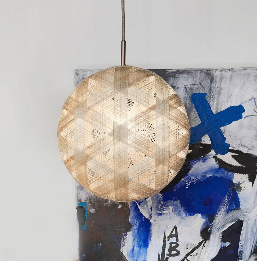 Chanpen M heksagonal hengelampe, natur