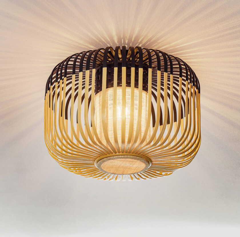 Bamboo Light S taklampe, 35 cm, svart