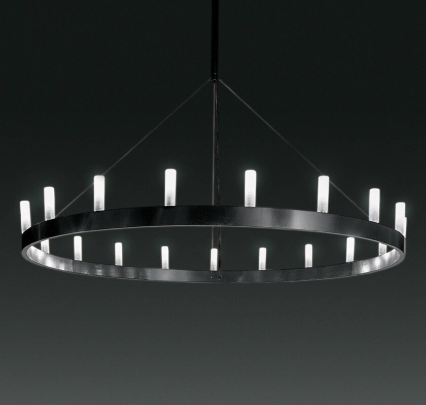 Imponerende lysekrone Chandelier, svart