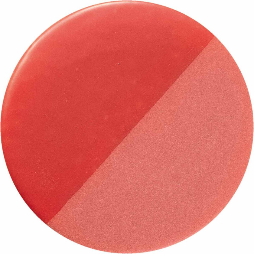 PI-taklampe, blank/matt, Ø 40 cm, rød