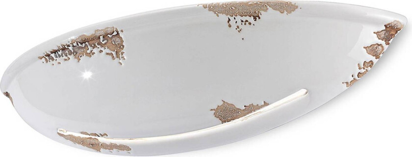 Vintage-vegglampe C304/14 hvit