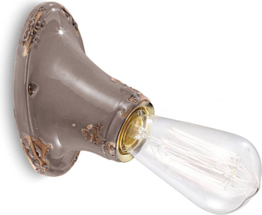 C115 vegglampe i duestil i vintagestil