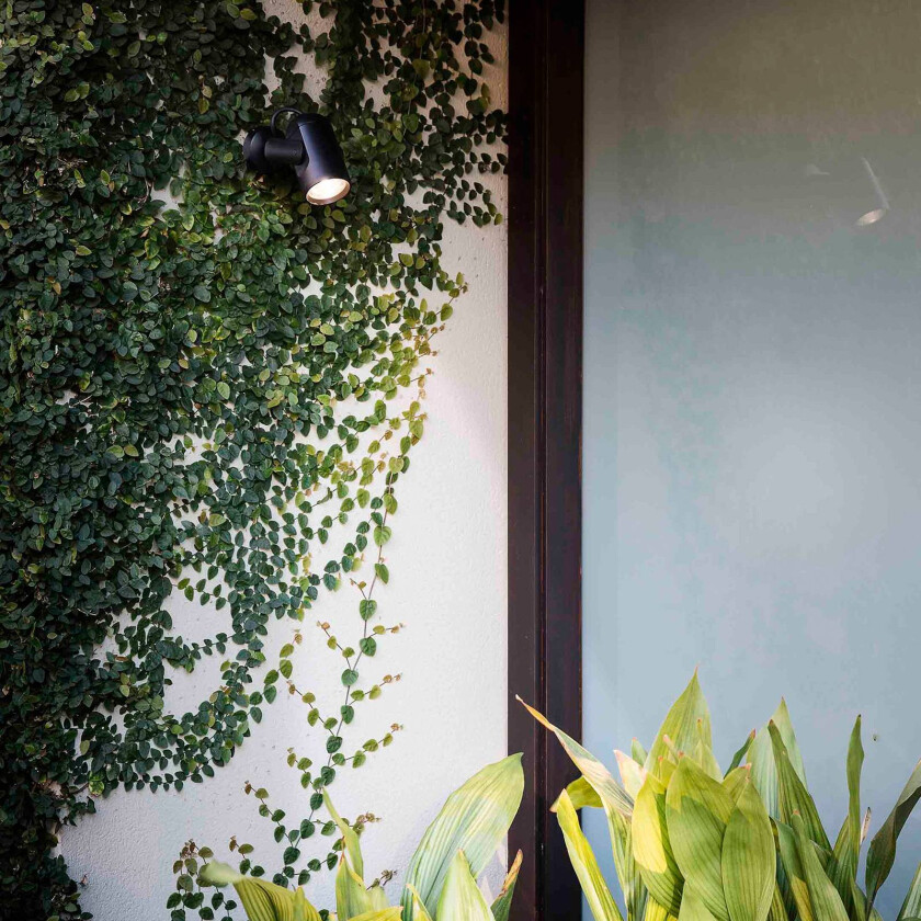 Utendørs LED-spot Slot, overheng 20 cm