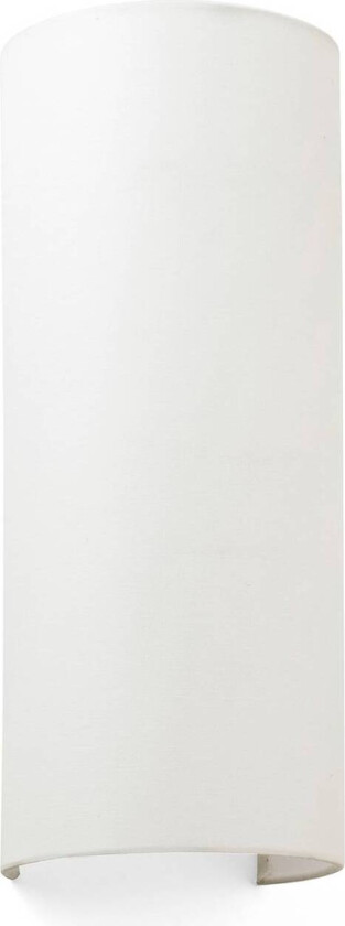 Vegglampe Cotton, buet, 37 x 15 cm, beige