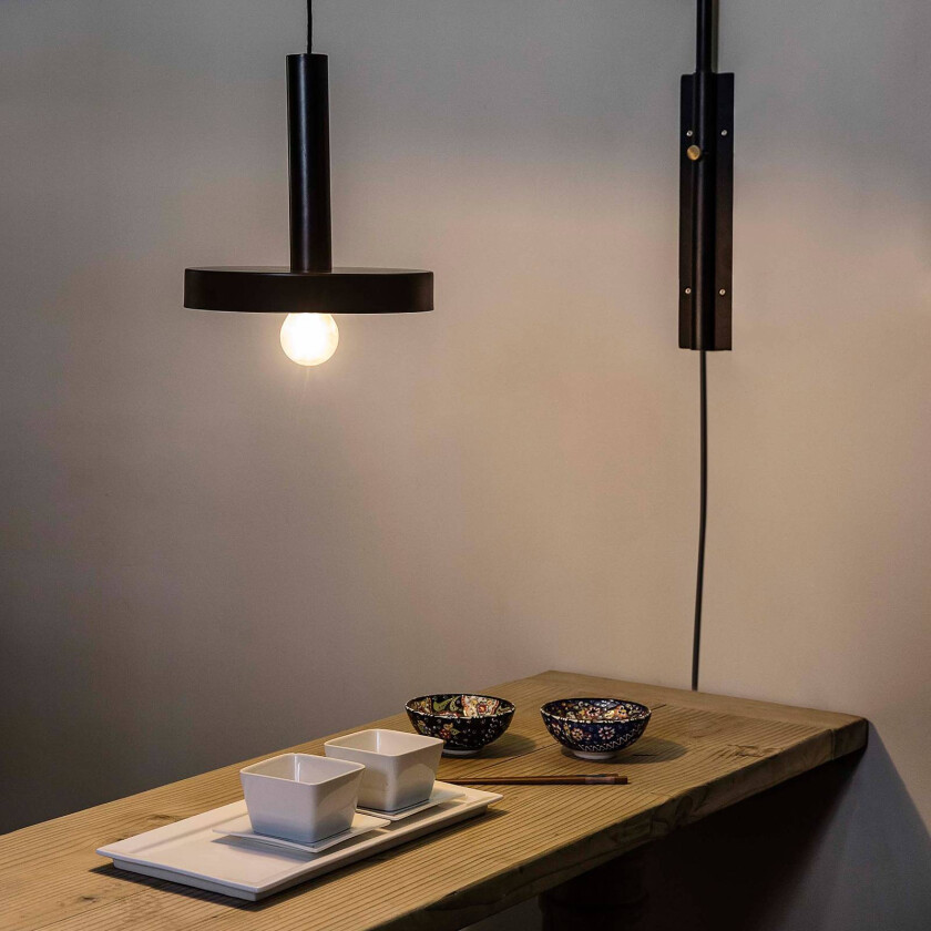 Vegglampe Whizz, svart