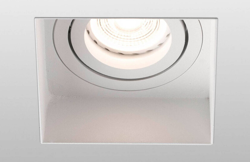 Downlight Hyde 1 lyskilde kantet dreibar hvit