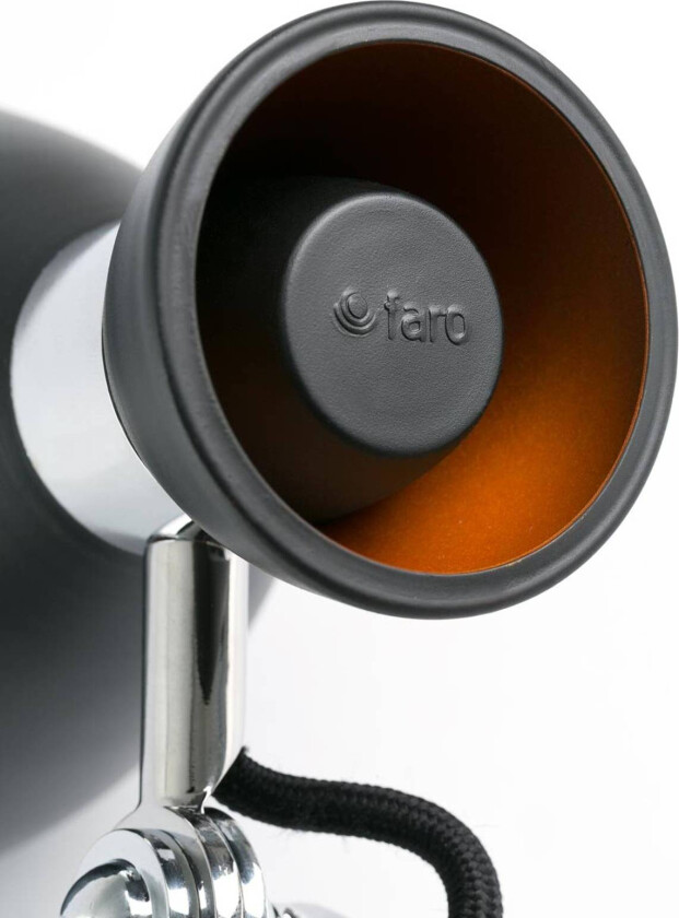 Retro - vakker vegglampe i svart