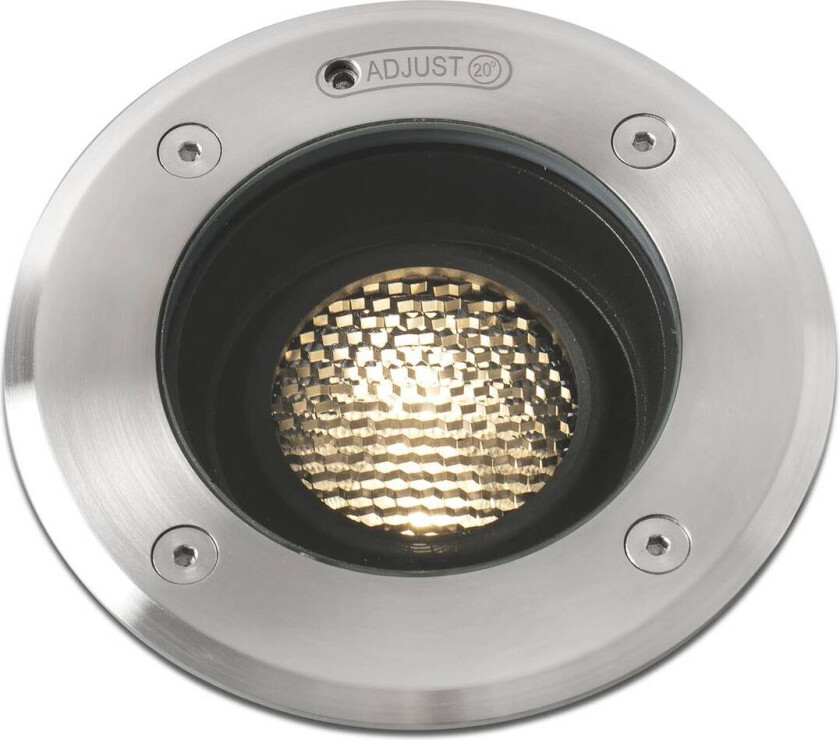 Geiser innfelt LED-lampe, sjøvannsbestandig, 13 cm, 38°