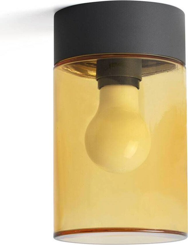 Utendørs taklampe Kila, rav