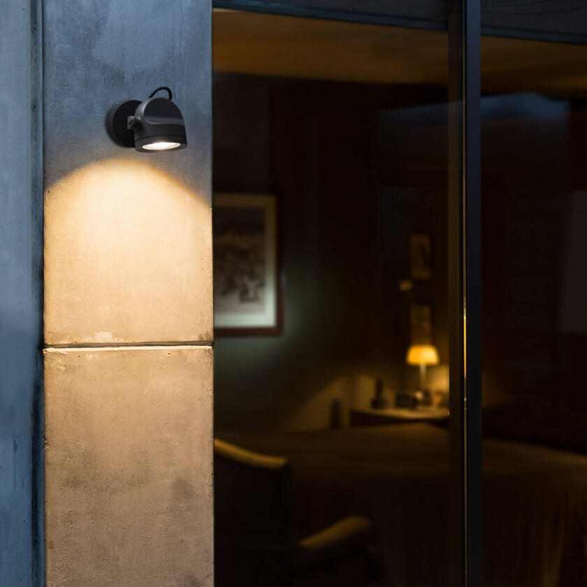 Alfa - utendørs LED-veggspot, bøybar, IP65