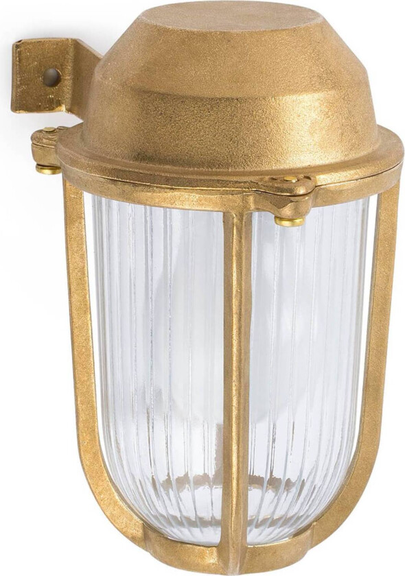 Borda - maritim utendørs vegglampe, messing