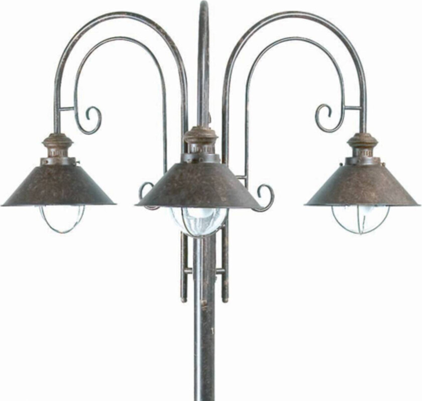 Nautica lyktestolpe med tre lys