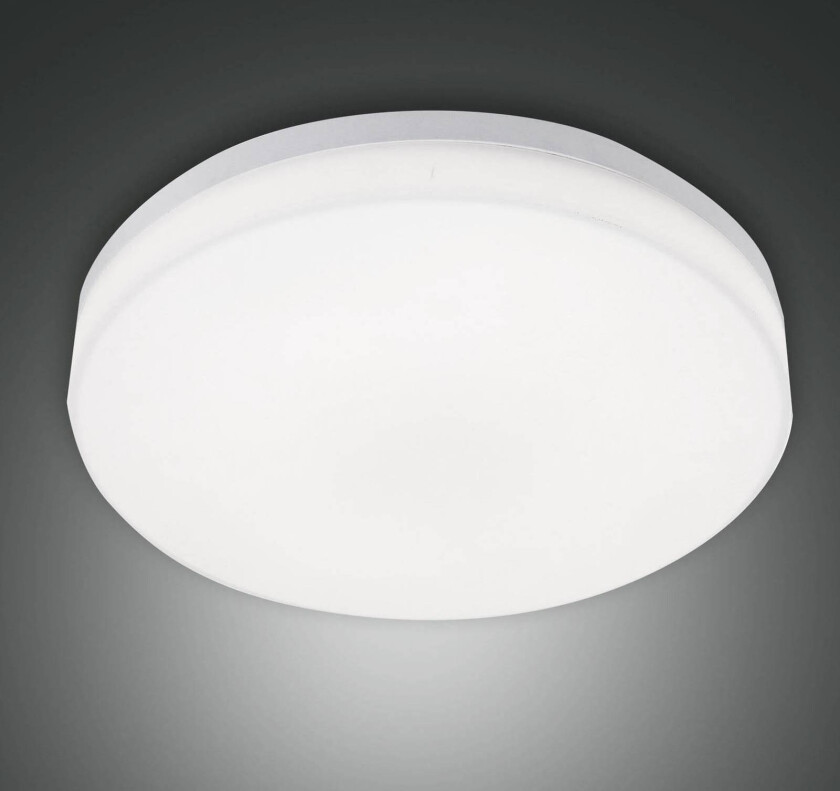 LED utendørs taklampe Trigo med sensor, hvit