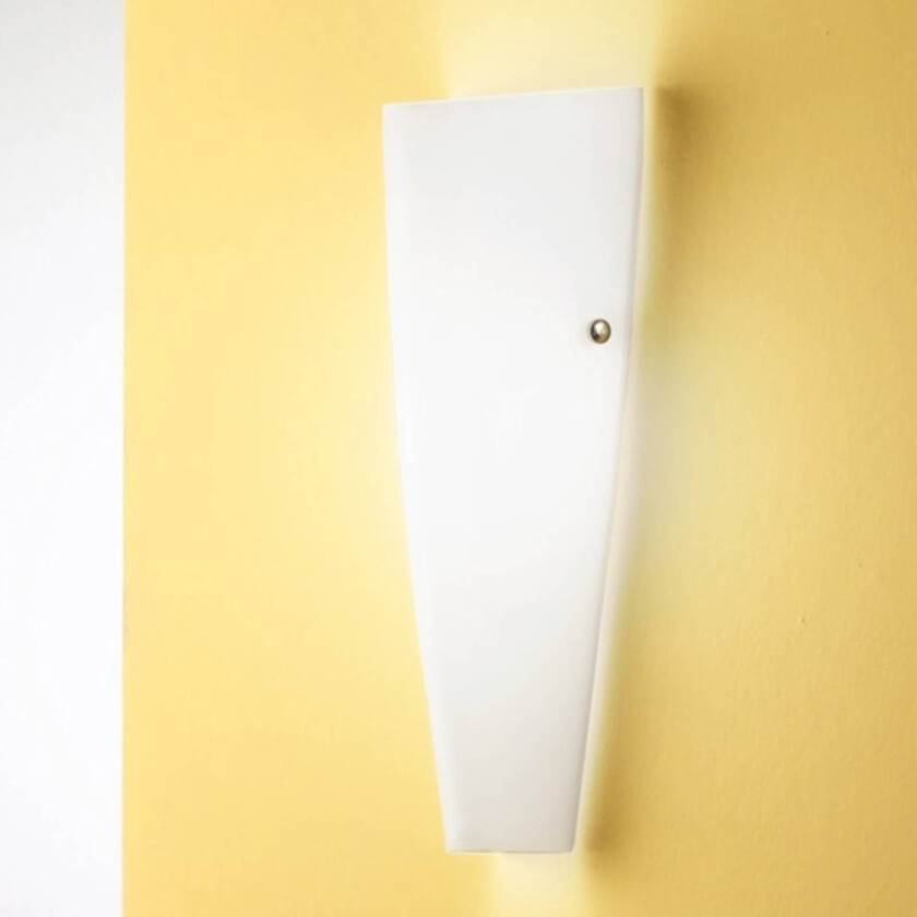 Hvit DEDALO vegglampe i glass