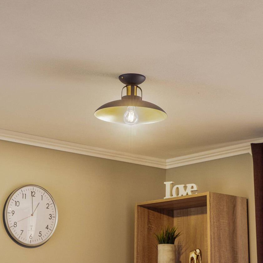 Felix taklampe, blå/gull