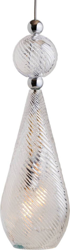 EBB & FLOW Smykke L sølv krystallvirvel