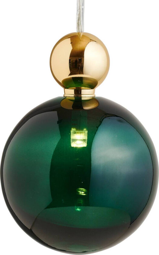 EBB & FLOW Uva L hengelampe, ball gull, eføygrønn