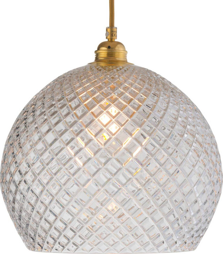 EBB & FLOW Rowan hengelampe, gull, Ø 28 cm