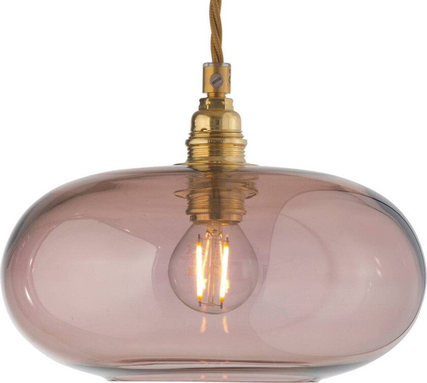 EBB & FLOW Horizon pendellampe rosé-brun Ø 21 cm