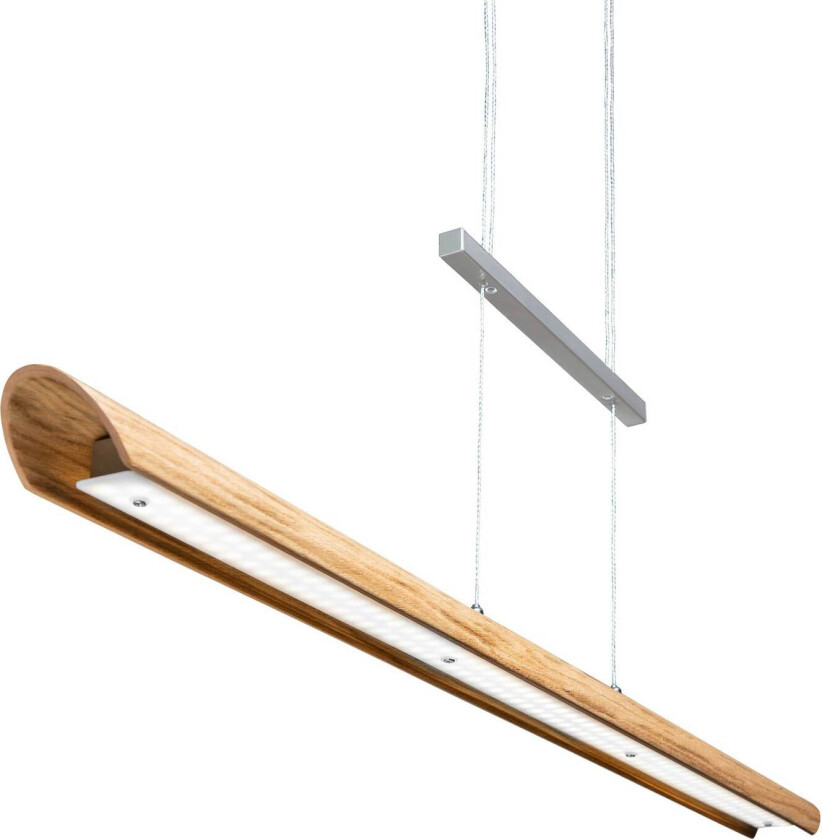 LED-lampe Colombia S, eik natur