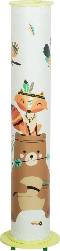 Gulvlampe Little Indians 95/15, mint, dyremotiver