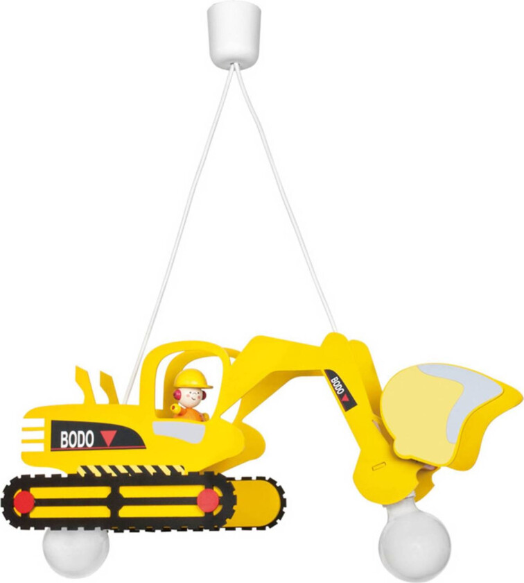 Bodo pendellampe i gravemaskinform