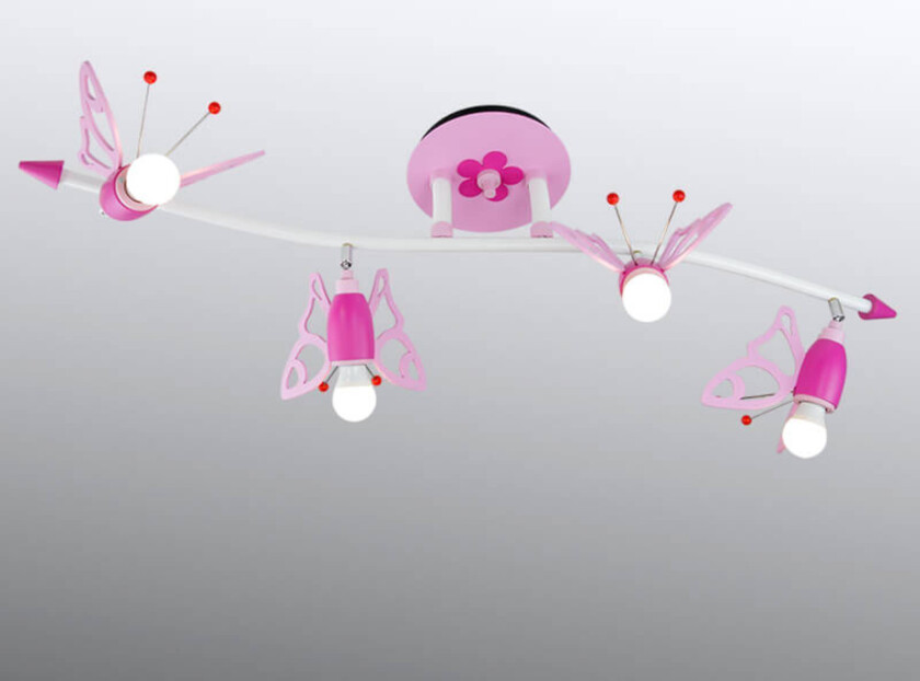 Takspot Falter til barnerommet, 4 lyskilder