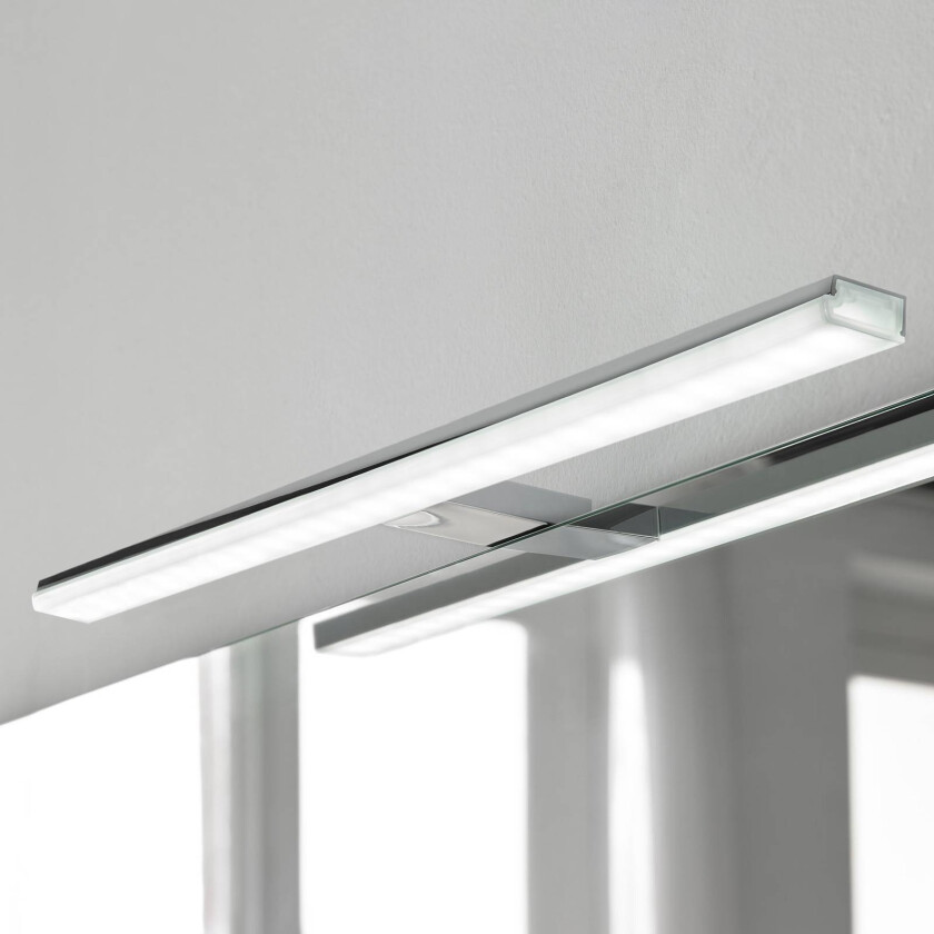 LED-speilbelysning Pandora, krom, bredde 60,8 cm