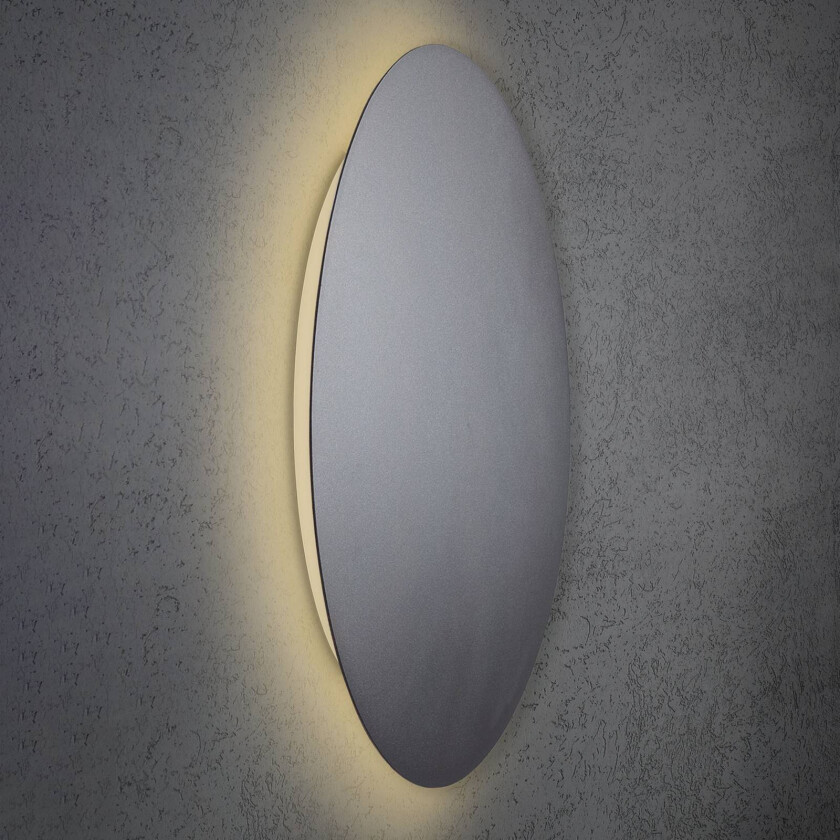 Blade LED-vegglampe antracitt Ø 79 cm