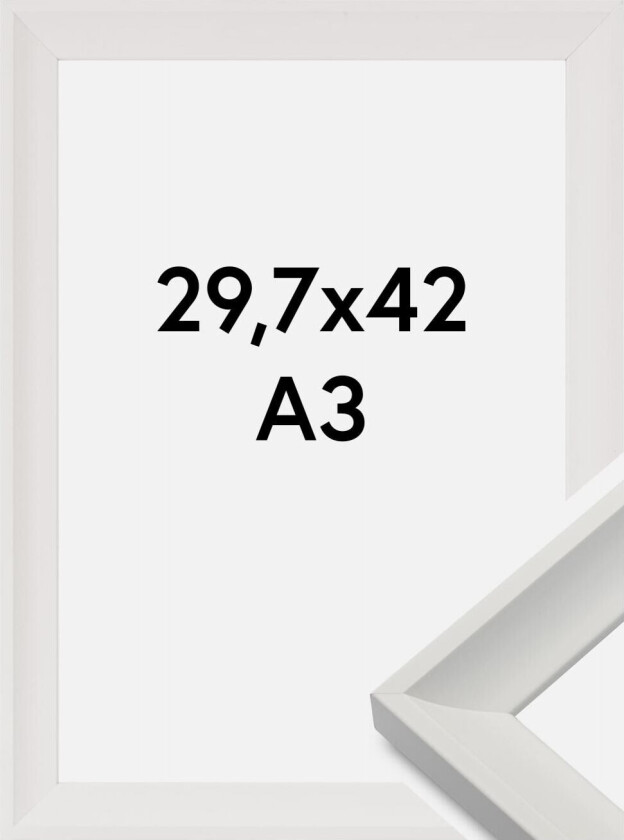 Ramme Öjaren Akrylglass Hvit 29,7x42 Cm (A3)