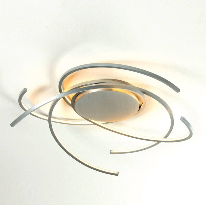 Space – LED-taklampe, 55 cm, aluminium