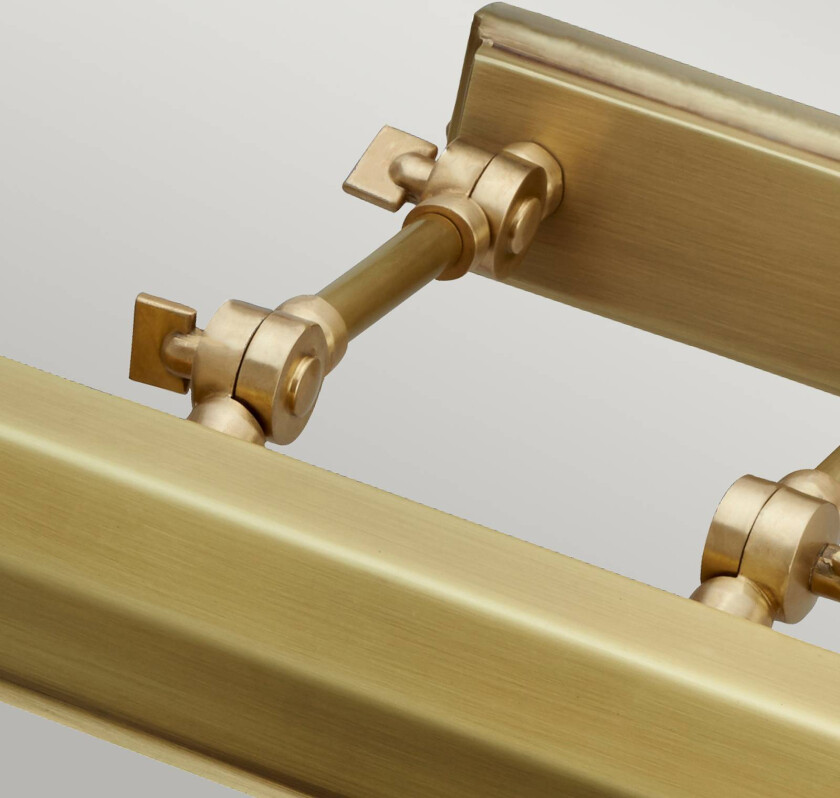 Bildelampe Chawton L, antikk messing