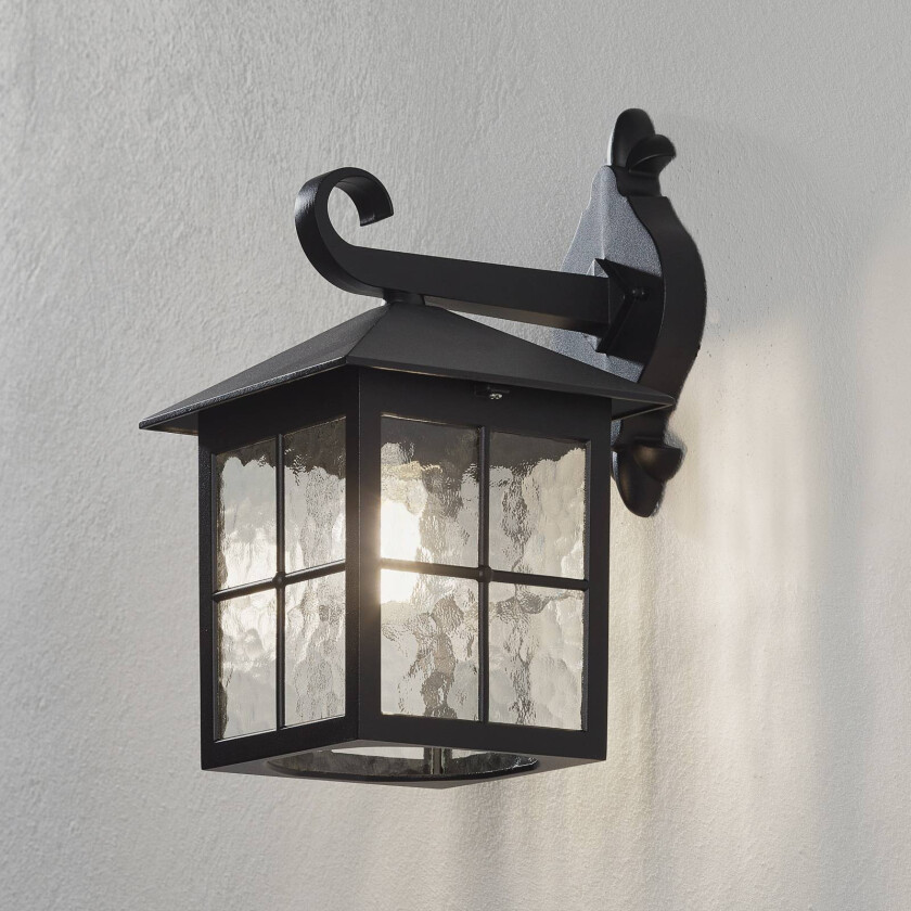 Utendørs vegglampe Winchester BL18, lykt nede