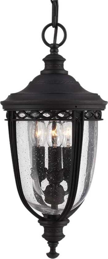 Utendørs hengelampe English Bridle, svart