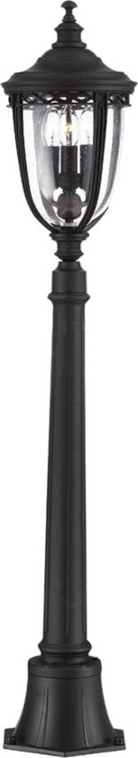 Vegglampe English Bridle, svart