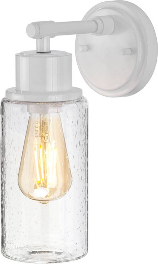 Vegglampe Morvah for baderom hvit