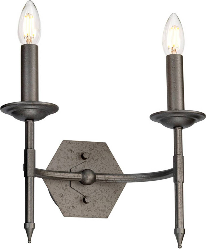 Vegglampe Crown, 2 lyskilder