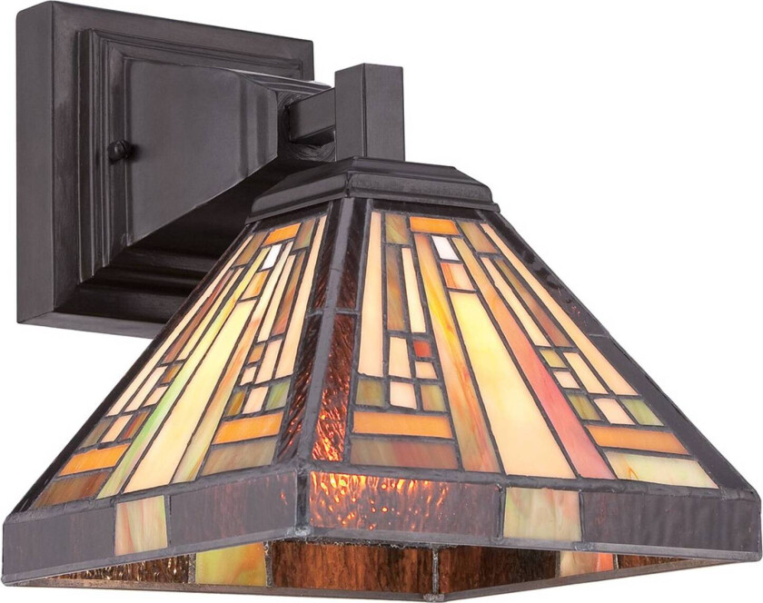 Vegglampe Stephen i Tiffany-stil