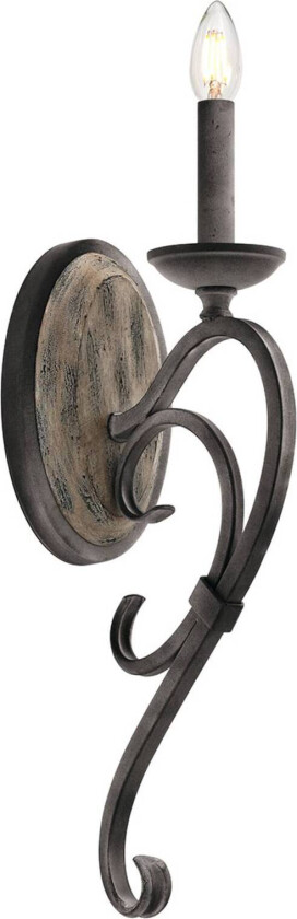 Rustikk vegglampe Taulbee