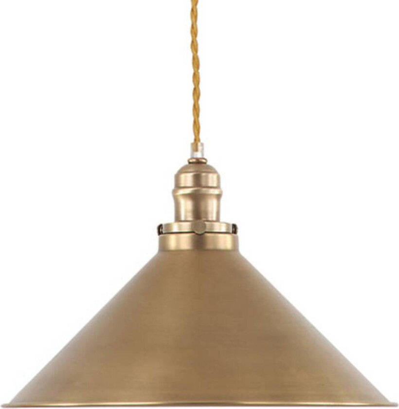 Hengelampe Provence, antikk messing