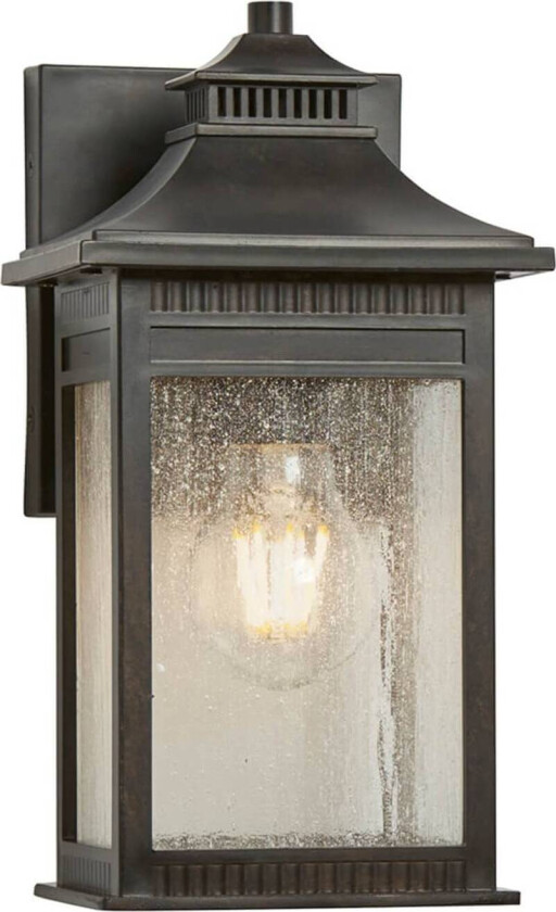 Utendrørs vegglampe Livingston, liten, 28,3 cm