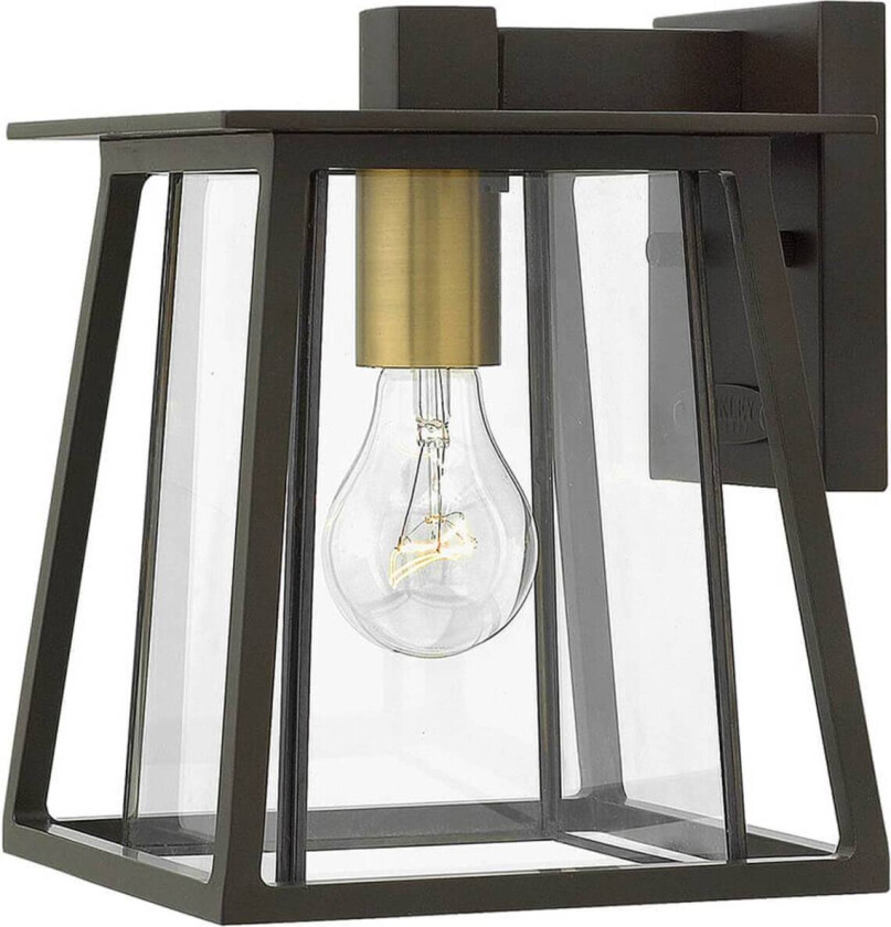 Utendørs vegglampe Walker, 1 lyskilde - liten