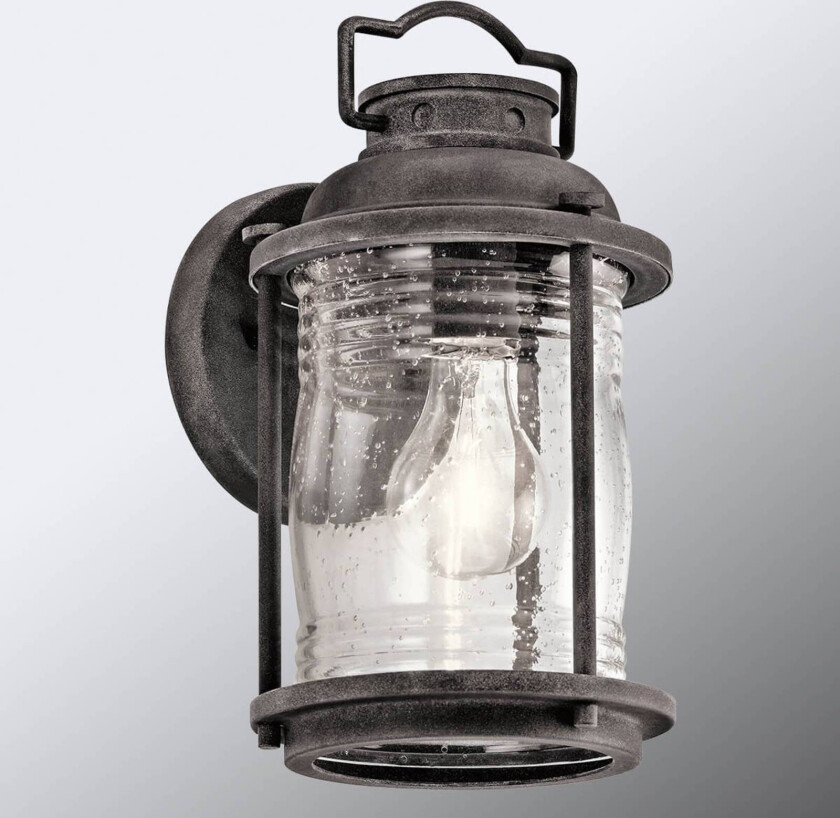 Lanterneformet utendørs vegglampe Ashland Bay